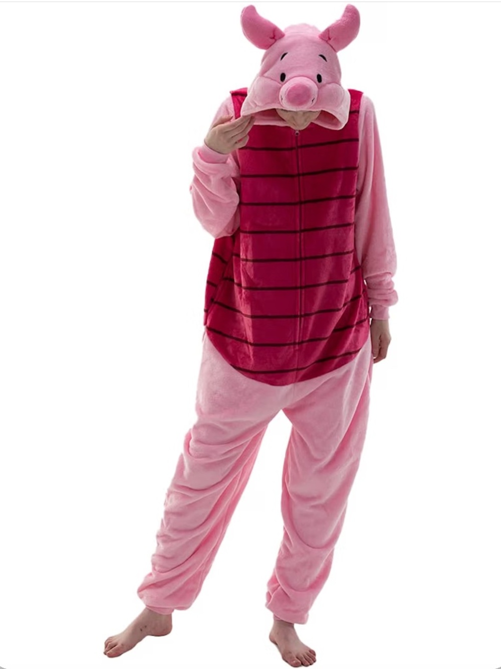 COSUSKET Snug Fit Unisex Piglet Adult Onesie